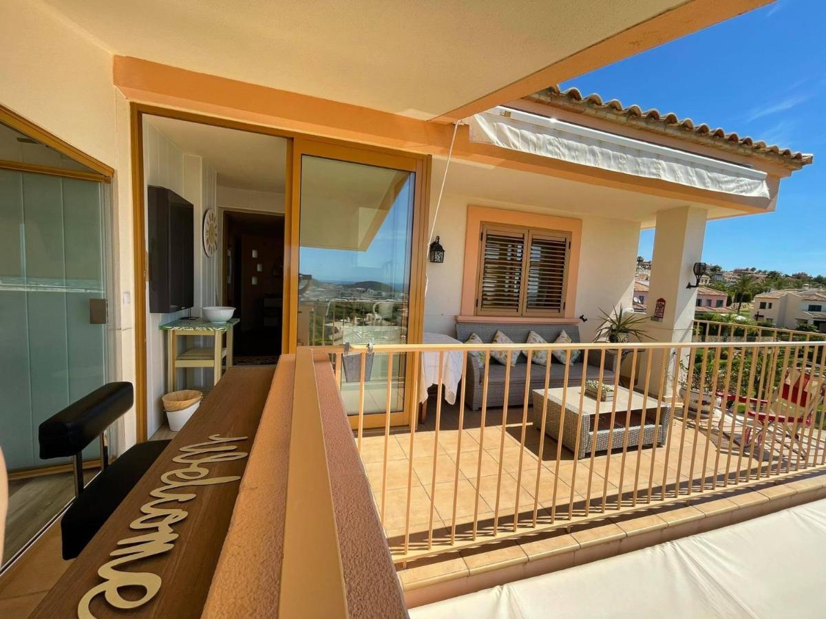 2 Bed Penthouse Apartment - Sea Views - Sleeps 4 Finestrat Exterior foto